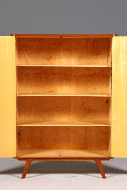 Wunderschöner Mid Century Kleiderschrank Vintage Schrank Retro Kommode 60s Vertiko Büroschrank