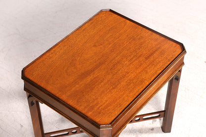 Edler Englischer Beistelltisch der Marke Bevan Funnell Mahagoni Side Table Ablagetisch Antik Vintage