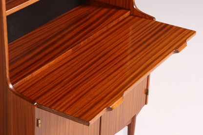 Wunderschönes Mid Century Regal Highboard Teak Holz Hugo Troeds Bücherregal 50s 60s Sekretär Schrank