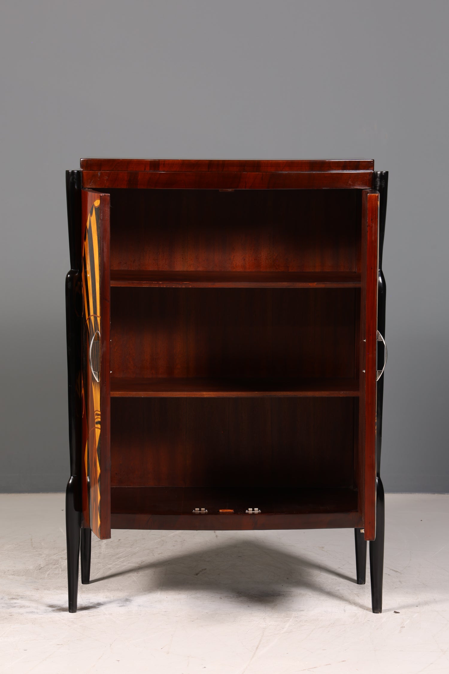 Elegant Art Deco style highboard cabinet chest of drawers Vertiko Sun Cabinet 