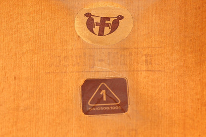 G032 Finish cm, Schlichter Mid Century Esstisch ausziehbarer Vintage Tisch Retro Küchentisch