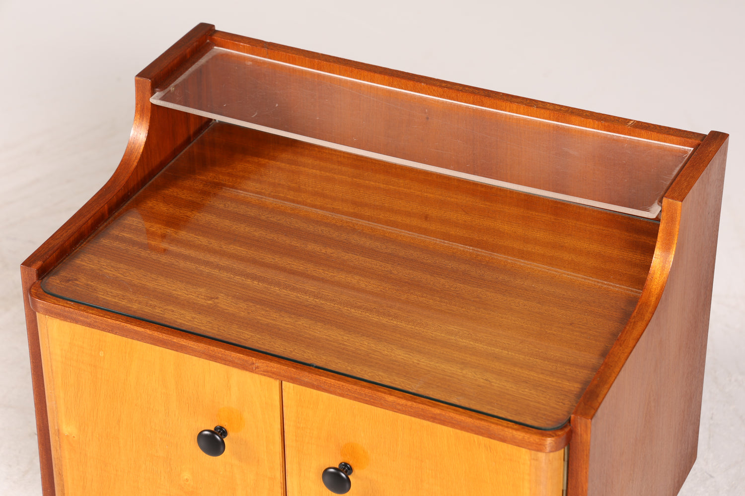 Wunderschöne Mid Century Kommode Vintage Nachttisch 60s Schubladenkommode 2 von 2