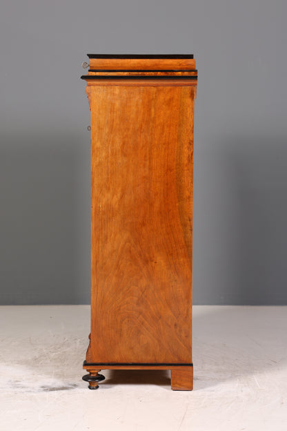 Traumhafter Louis Philippe Sekretär Vertiko Biedermeier Kommode Schubladenkommode