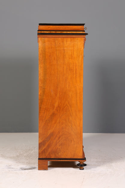 Traumhafter Louis Philippe Sekretär Vertiko Biedermeier Kommode Schubladenkommode