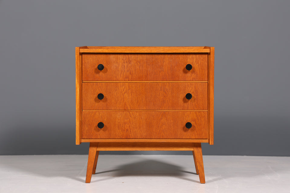 Schlichte Mid Century Kommode Vintage Design Schrank