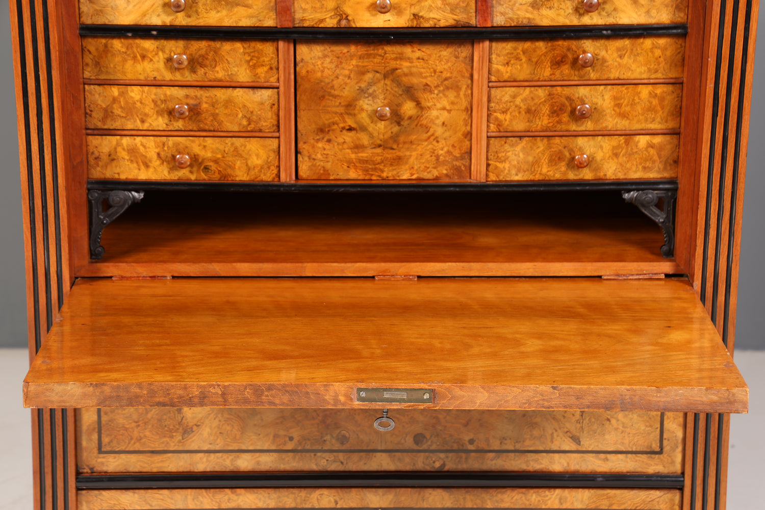 Traumhafter Louis Philippe Sekretär Vertiko Biedermeier Kommode Schubladenkommode