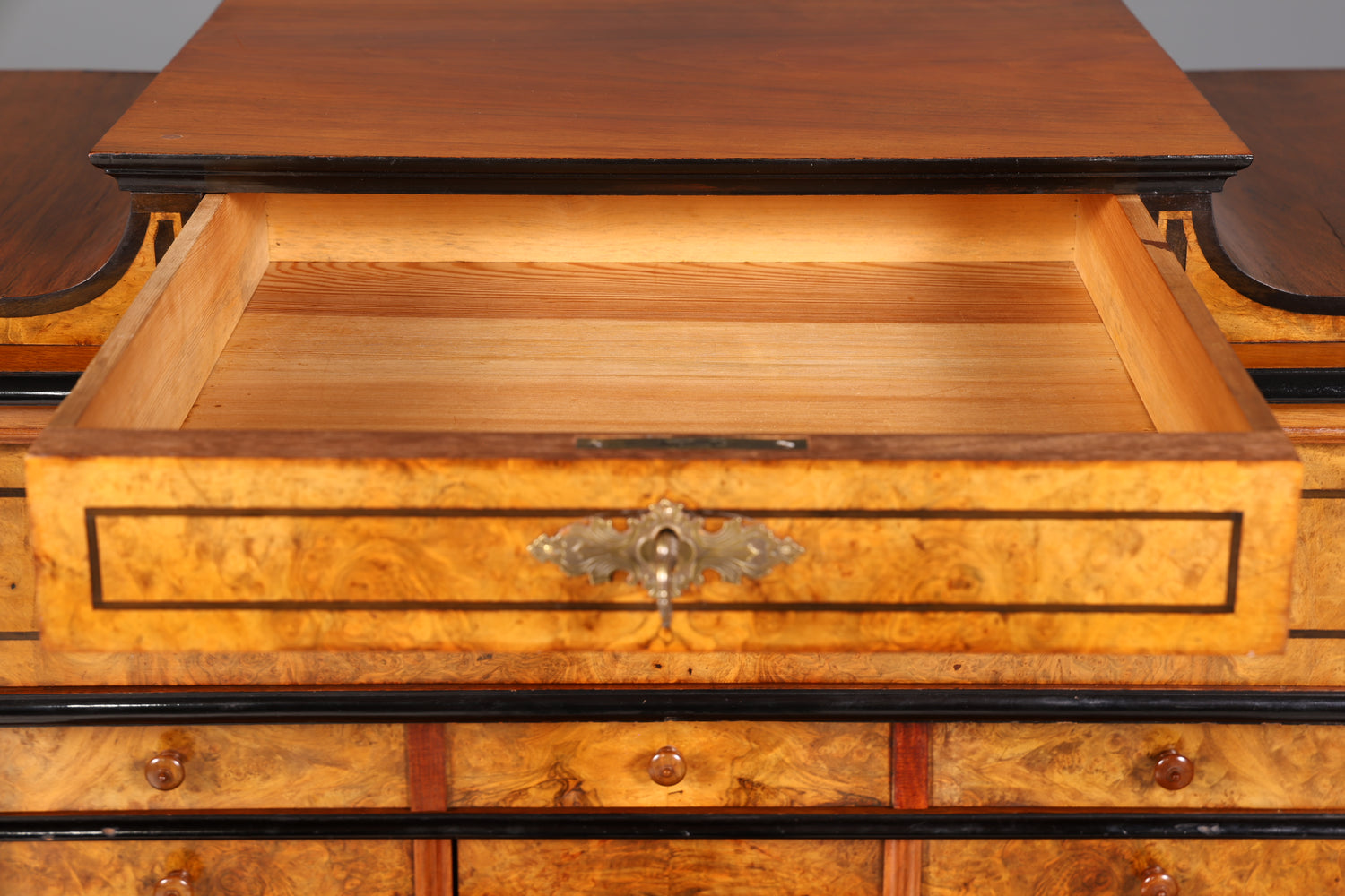 Traumhafter Louis Philippe Sekretär Vertiko Biedermeier Kommode Schubladenkommode