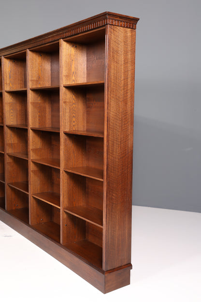Wunderschönes Englisches XXL Bücherregal Antik Regal Bookshelf Buchablage 60s Bibliothek