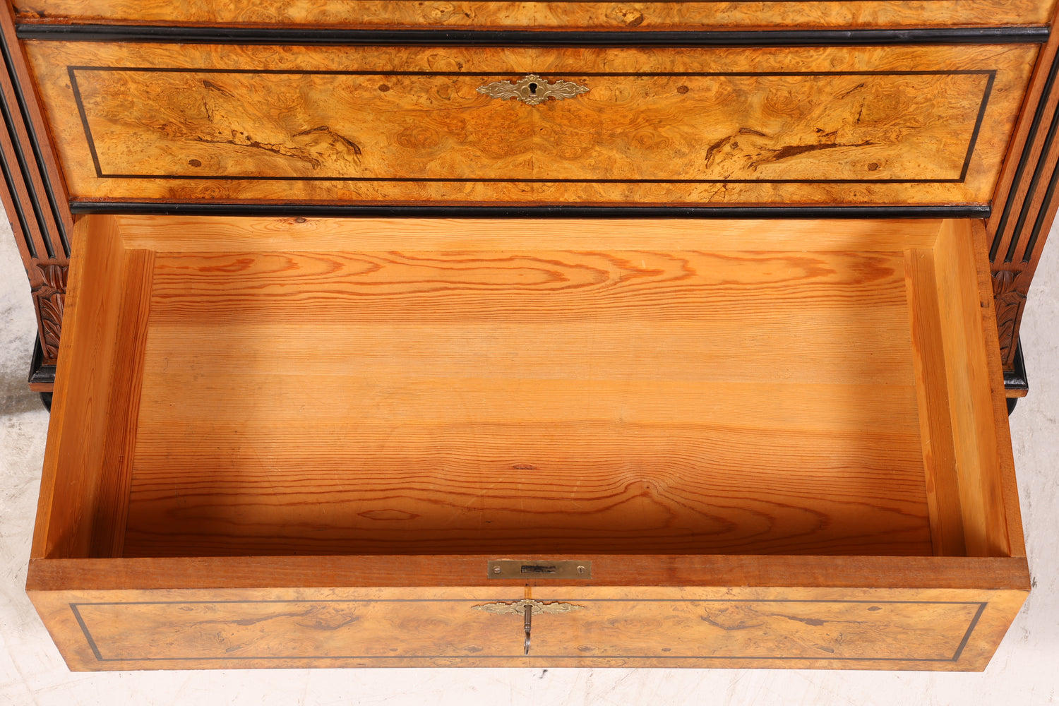 Traumhafter Louis Philippe Sekretär Vertiko Biedermeier Kommode Schubladenkommode