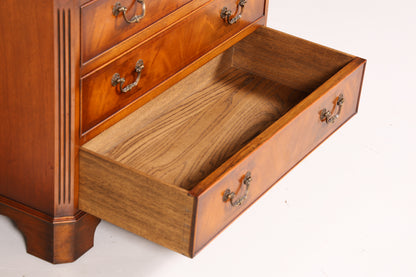 Wunderschöner Englischer Sekretär echt Leder Schreibkommode UK Schreibtisch Kommode