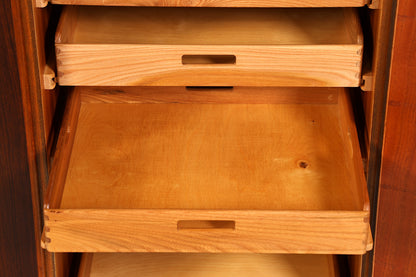 Traumhaftes Mid Century Highboard Palisander Schrank Büro Kommode Aktenschrank Wäscheschrank 60er Jahre