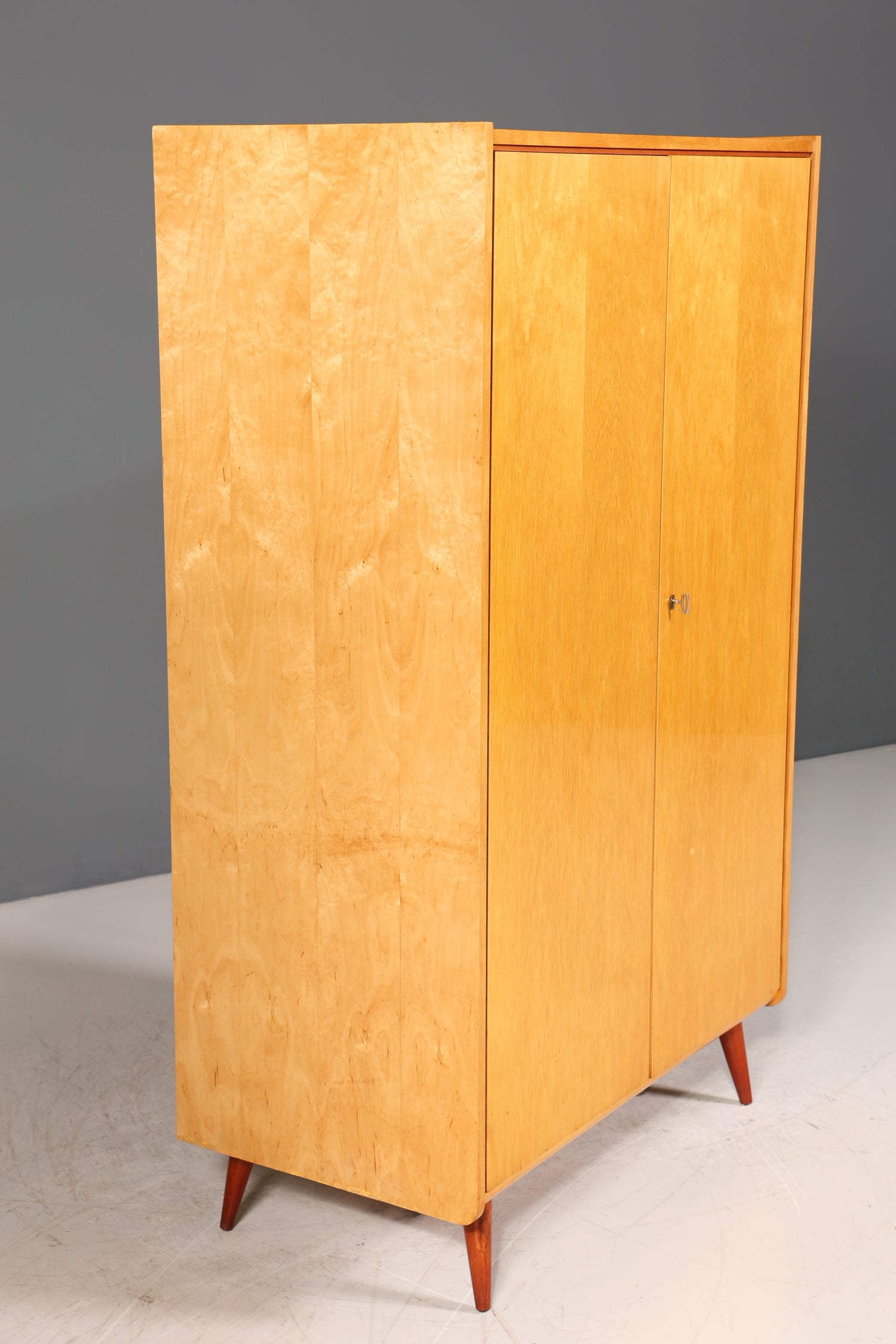 Traumhafter Mid Century Kleiderschrank Vintage Schrank Retro VEB Wäscheschrank