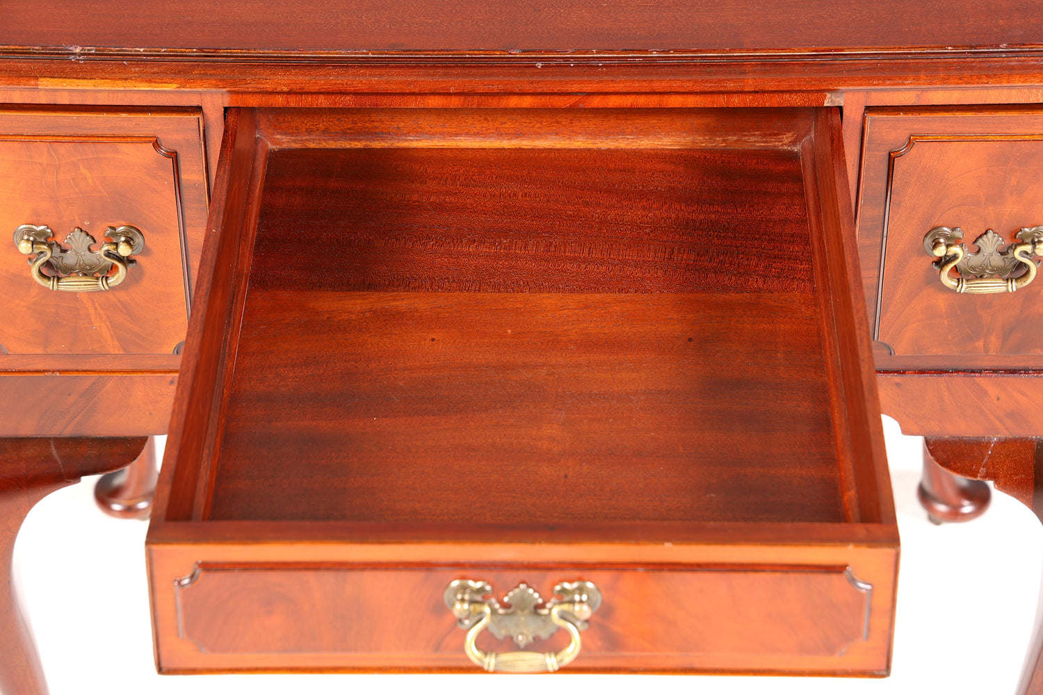 Wunderschöner Chippendale Schreibtisch echt Holz Antik Stil Bürotisch Damensekretär Barock Stil Office Desk