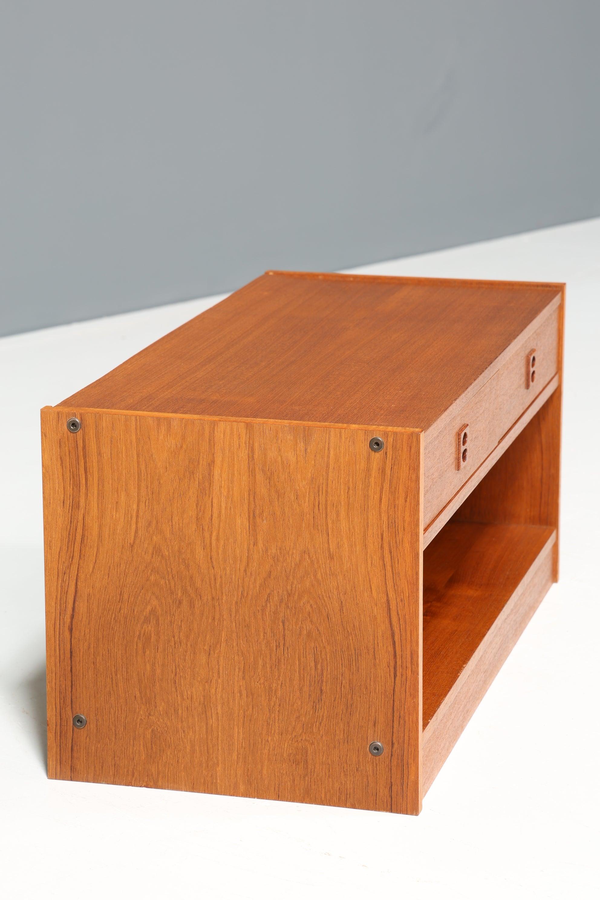Wunderschöne Mid Century Kommode Teak Holz Hifi Kommode Sideboard 60er Jahre