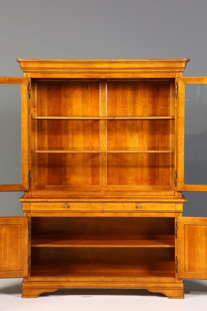 ENG06 | E013 Traumhafte Original Selva Vitrine Antik Stil massiv Holz Buffet Villa Borghese Schrank Bibliothek
