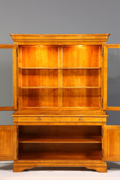 ENG06 | E013 Traumhafte Original Selva Vitrine Antik Stil massiv Holz Buffet Villa Borghese Schrank Bibliothek