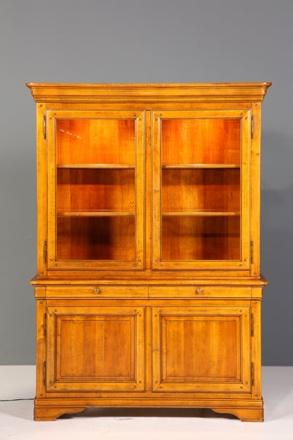 ENG06 | E013 Traumhafte Original Selva Vitrine Antik Stil massiv Holz Buffet Villa Borghese Schrank Bibliothek