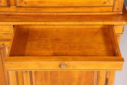ENG06 | E013 Traumhafte Original Selva Vitrine Antik Stil massiv Holz Buffet Villa Borghese Schrank Bibliothek