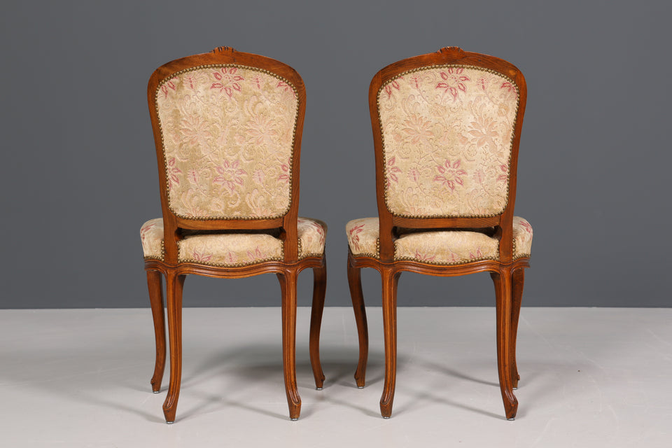 2x Wunderschöne Chippendale Stühle Antik Stuhlset