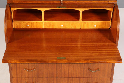 Stilvoller Mid Century Rollladen Sekretär Danish Design Büro Schrank Vintage Büro Kommode