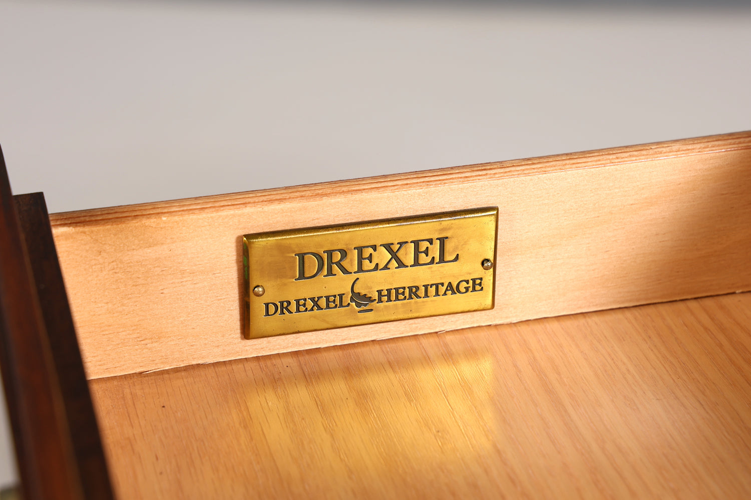 Wunderschöner Original Drexel Heritage Schreibtisch Antik Stil Bürotisch Office Table USA 2 von 2