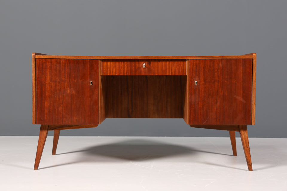 Wunderschöner Mid Century Schreibtisch Danish Design echt Holz Desk