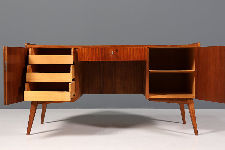 Wunderschöner Mid Century Schreibtisch Danish Design echt Holz Desk