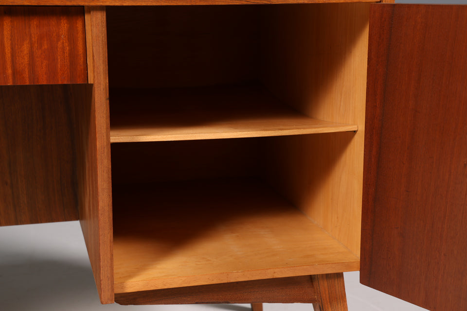 Wunderschöner Mid Century Schreibtisch Danish Design echt Holz Desk