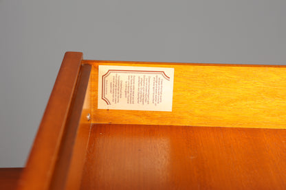 Stilvoller Englischer Sekretär Original Heldense Büro Schreibtisch Eibe Antik 60S Schreibkommode UK Schrank