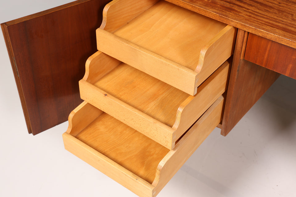Wunderschöner Mid Century Schreibtisch Danish Design echt Holz Desk