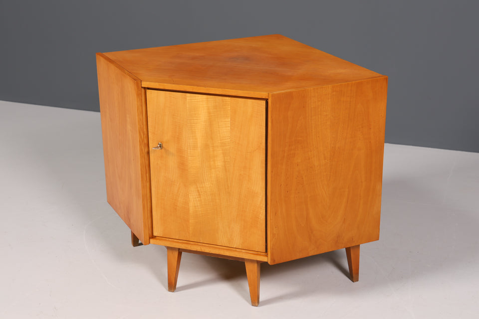 Traumhafte Mid Century Eckkommode Retro Schrank Kommode 60s 70s