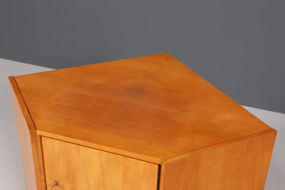 Traumhafte Mid Century Eckkommode Retro Schrank Kommode 60s 70s