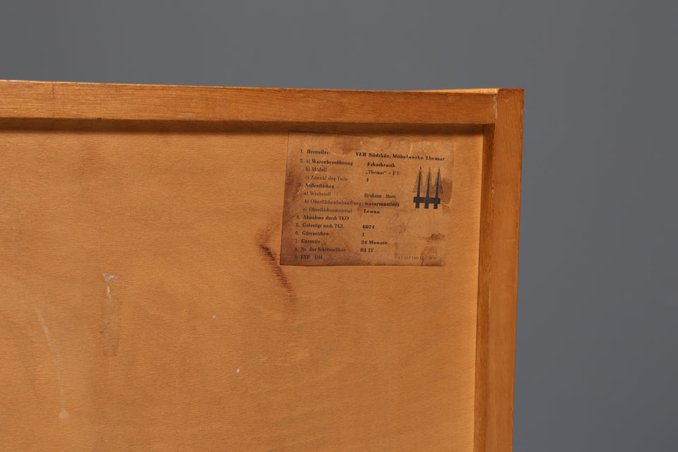 Traumhafte Mid Century Eckkommode Retro Schrank Kommode 60s 70s