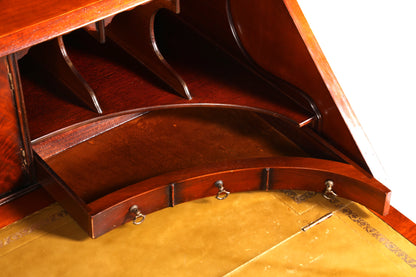 Wunderschöner Englischer Sekretär Schreibkommode echt Lederauflage Schreibtisch Kommode