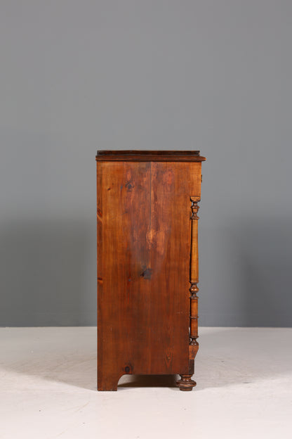 Wunderschöner Gründerzeit Schrank Gründerzeit Nussbaum Kommode um 1890