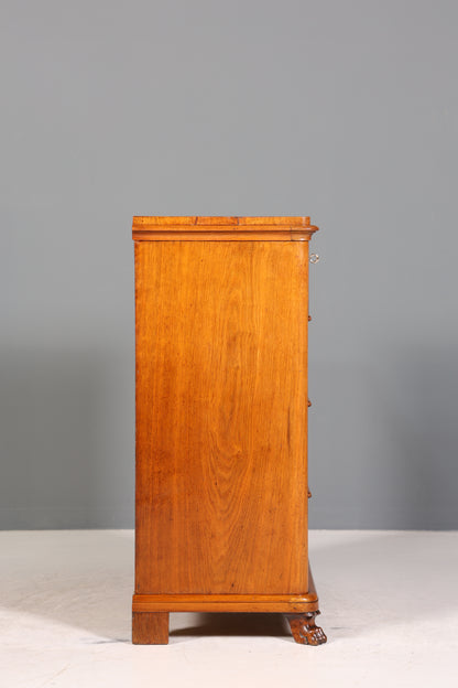 Stilvoller Louis Philippe Kommode Sekretär Vertiko Gründerzeit um 1880 Schreibtisch