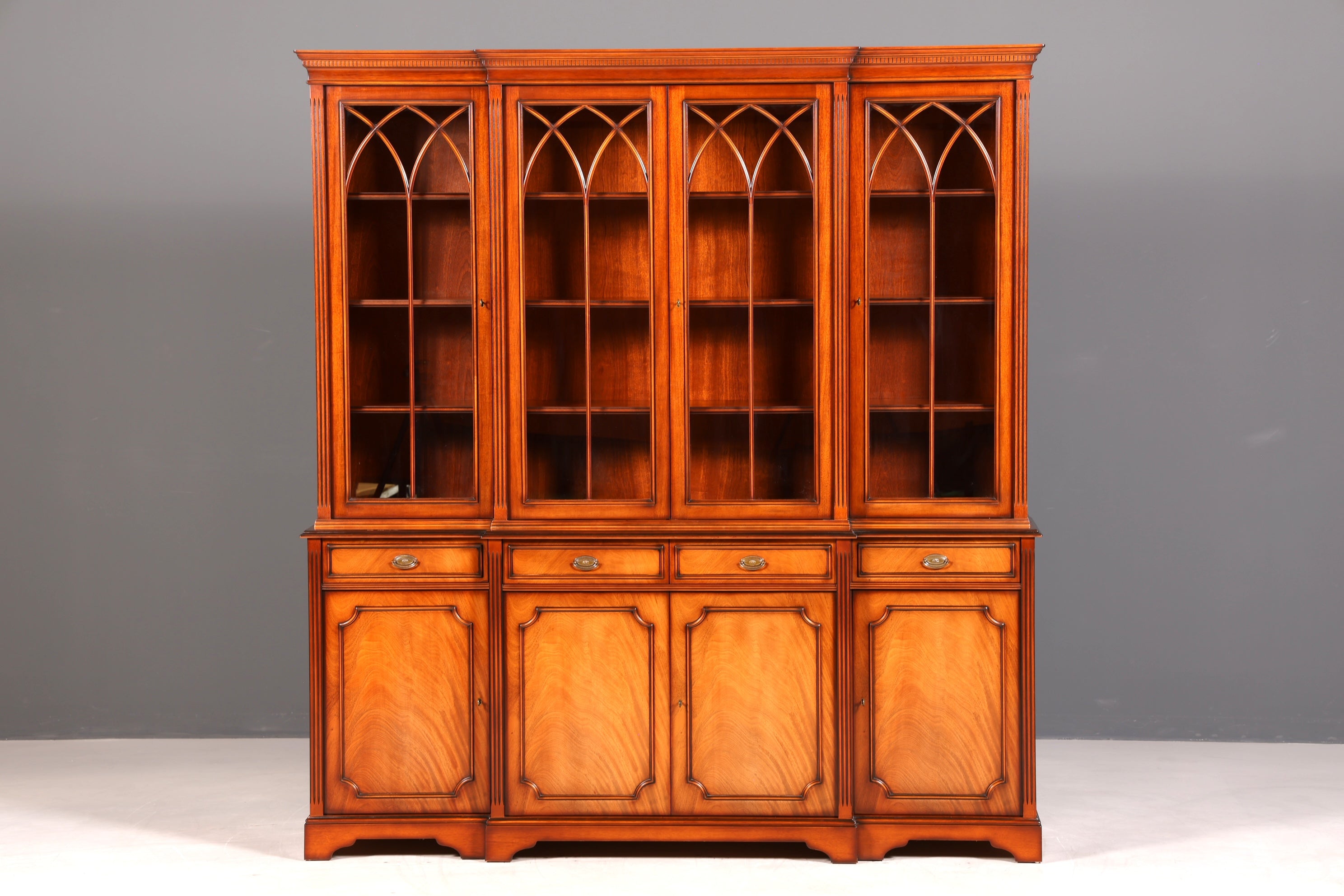 G719 Finish Wunderschöne Englische Vitrine Bibliothek Bücherschrank UK Buffet Schrank 60s Jahre (Kopie)