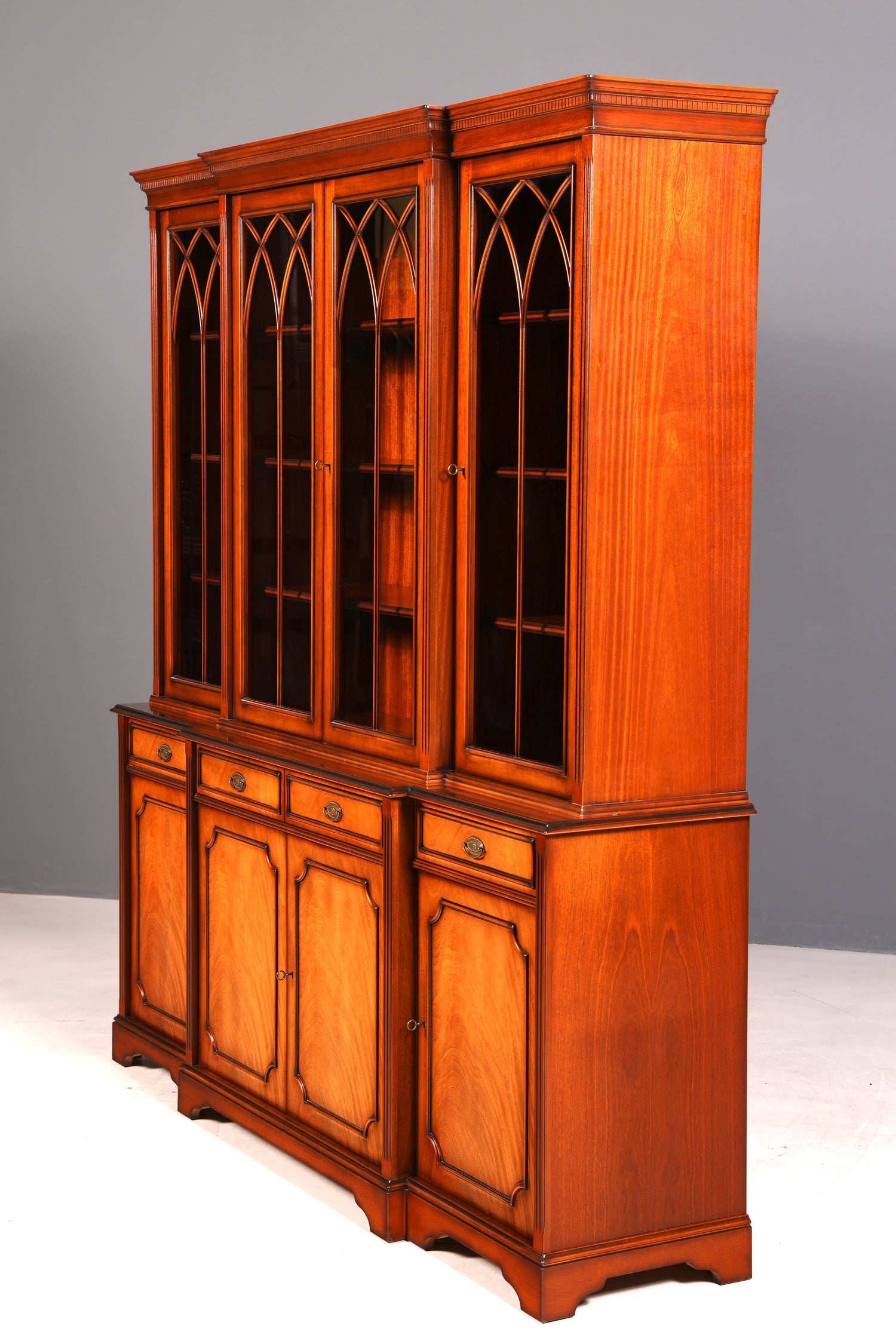 G719 Finish Wunderschöne Englische Vitrine Bibliothek Bücherschrank UK Buffet Schrank 60s Jahre (Kopie)