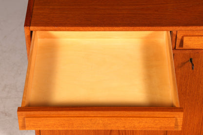 Traumhaftes Mid Century Regal Teak Holz Schrank Danish Design Retro Kommode Vintage Bücherregal 60er Jahre 2 von 2