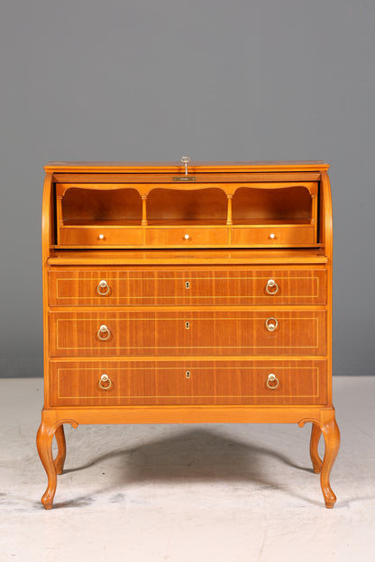 Wunderschöner Sekretär um 1940 Büro Chippendale Stil Kommode Schreibkommode Schreibtisch