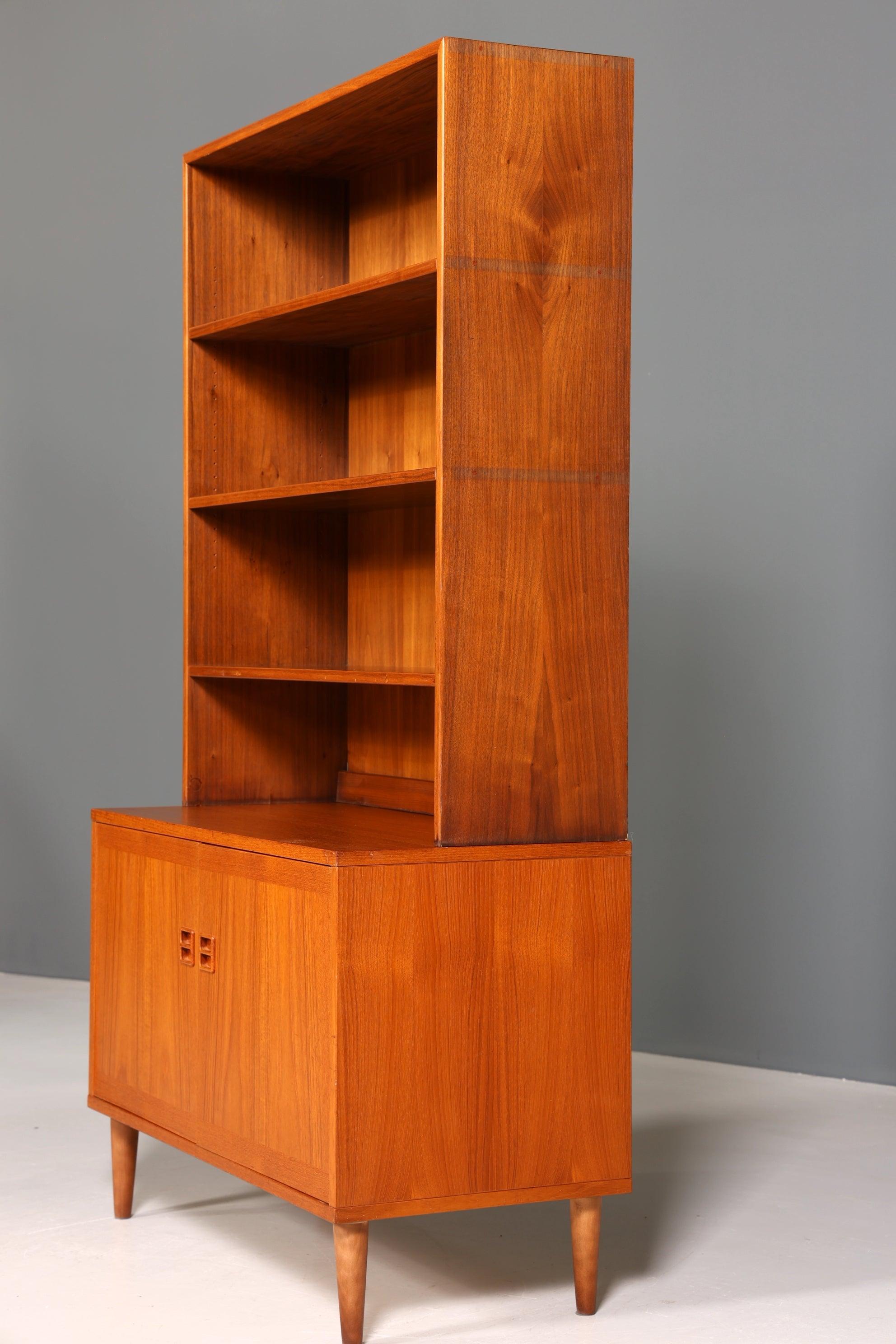 Stilvolles Mid Century Regal &quot;Made in Denmark&quot; Bücherregal Retro Schrank Danish Design Kommode