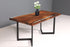 Beeindruckender Epoxidharz Tisch 160-90cm Nussbaum Esszimmer Tisch massiv Holz Epoxy Küchentisch