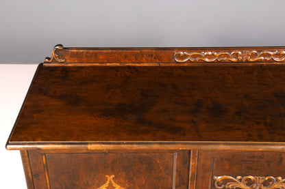 Traumhaftes Chippendale Sideboard Kommode Barock Stil echt Holz TV Schrank