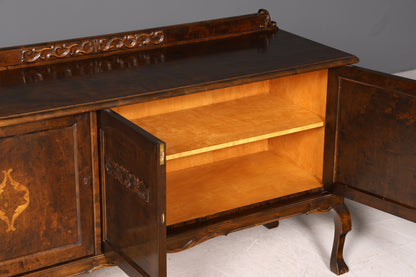 Traumhaftes Chippendale Sideboard Kommode Barock Stil echt Holz TV Schrank