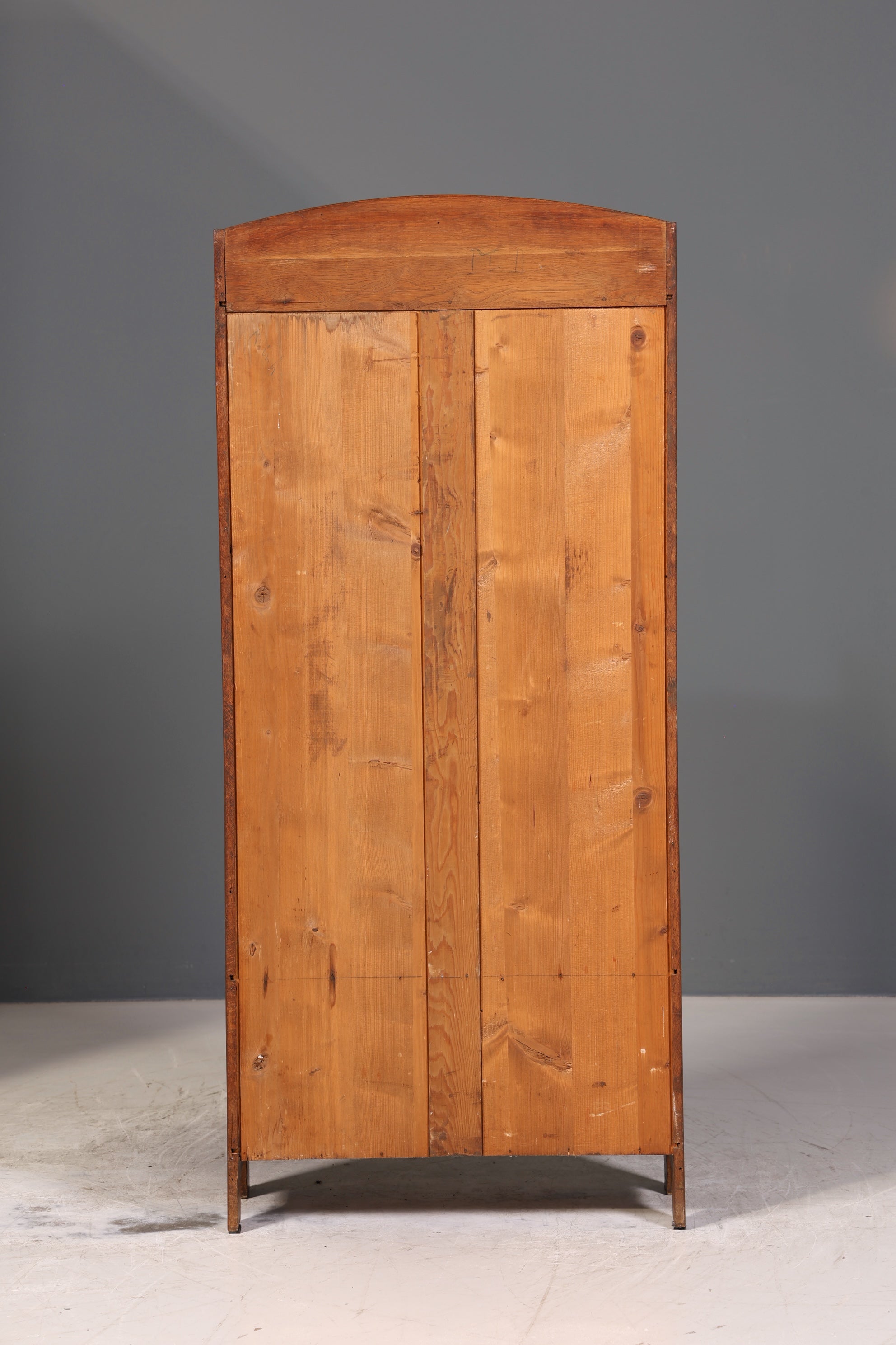 Traumhafte Jugendstil Vitrine Antike Holz Bücherschrank Eiche Antik Schrank Geschirrschrank 1 von 6