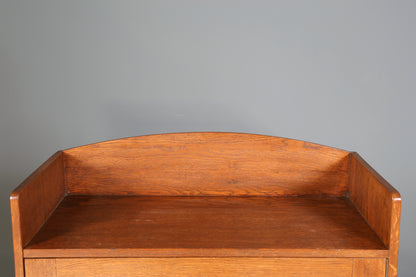 Traumhafte Jugendstil Vitrine Antike Holz Bücherschrank Eiche Antik Schrank Geschirrschrank 1 von 6