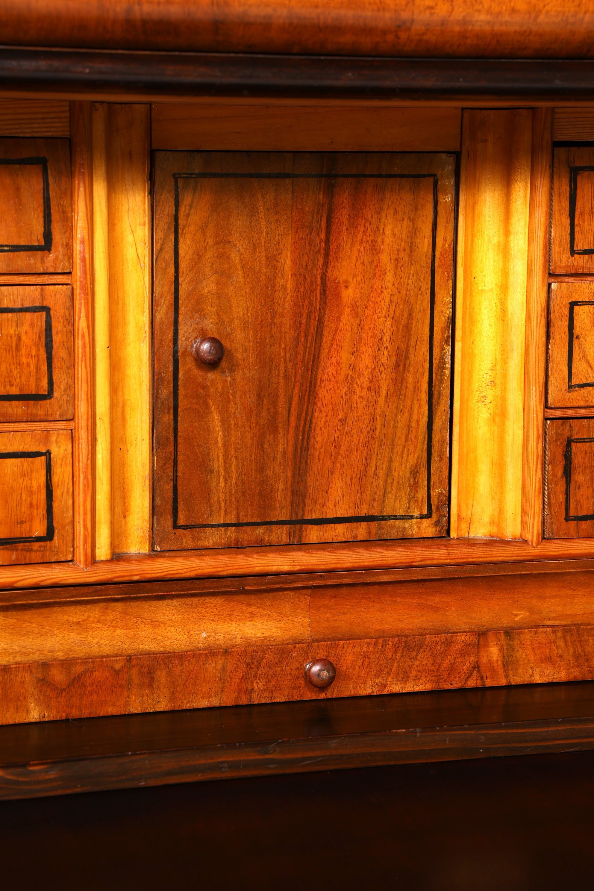 Traumhafter Louis Philippe Sekretär Vertiko Biedermeier Kommode Schubladenkommode