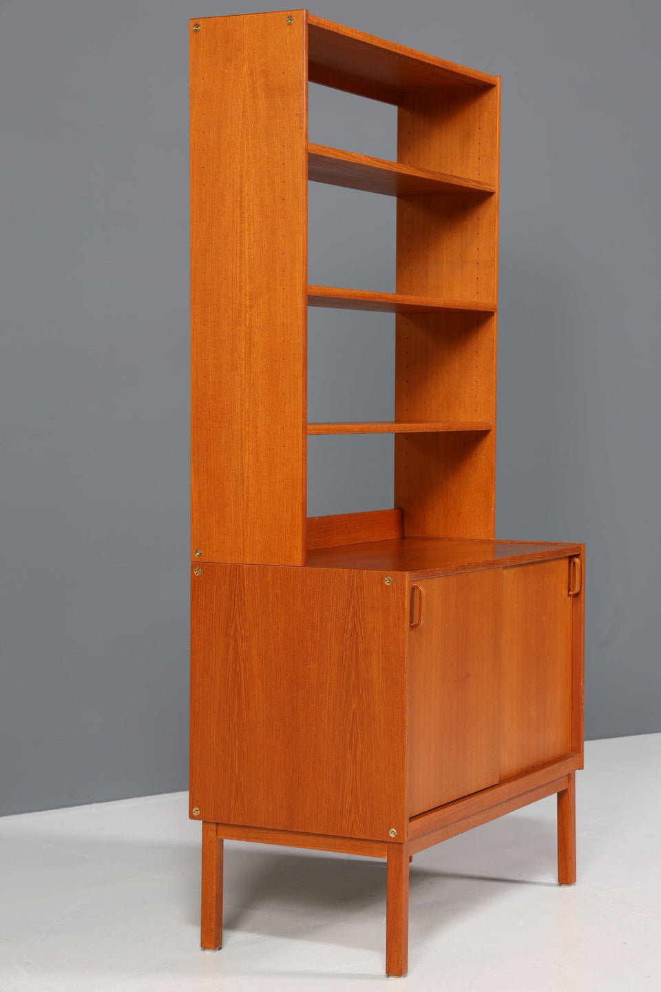Stilvolles Mid Century Regal Danish Design Bücherregal Retro Schrank Kommode
