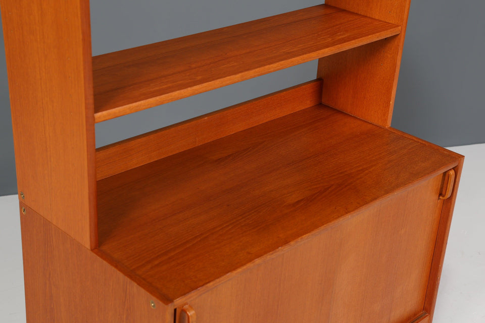 Stilvolles Mid Century Regal Danish Design Bücherregal Retro Schrank Kommode