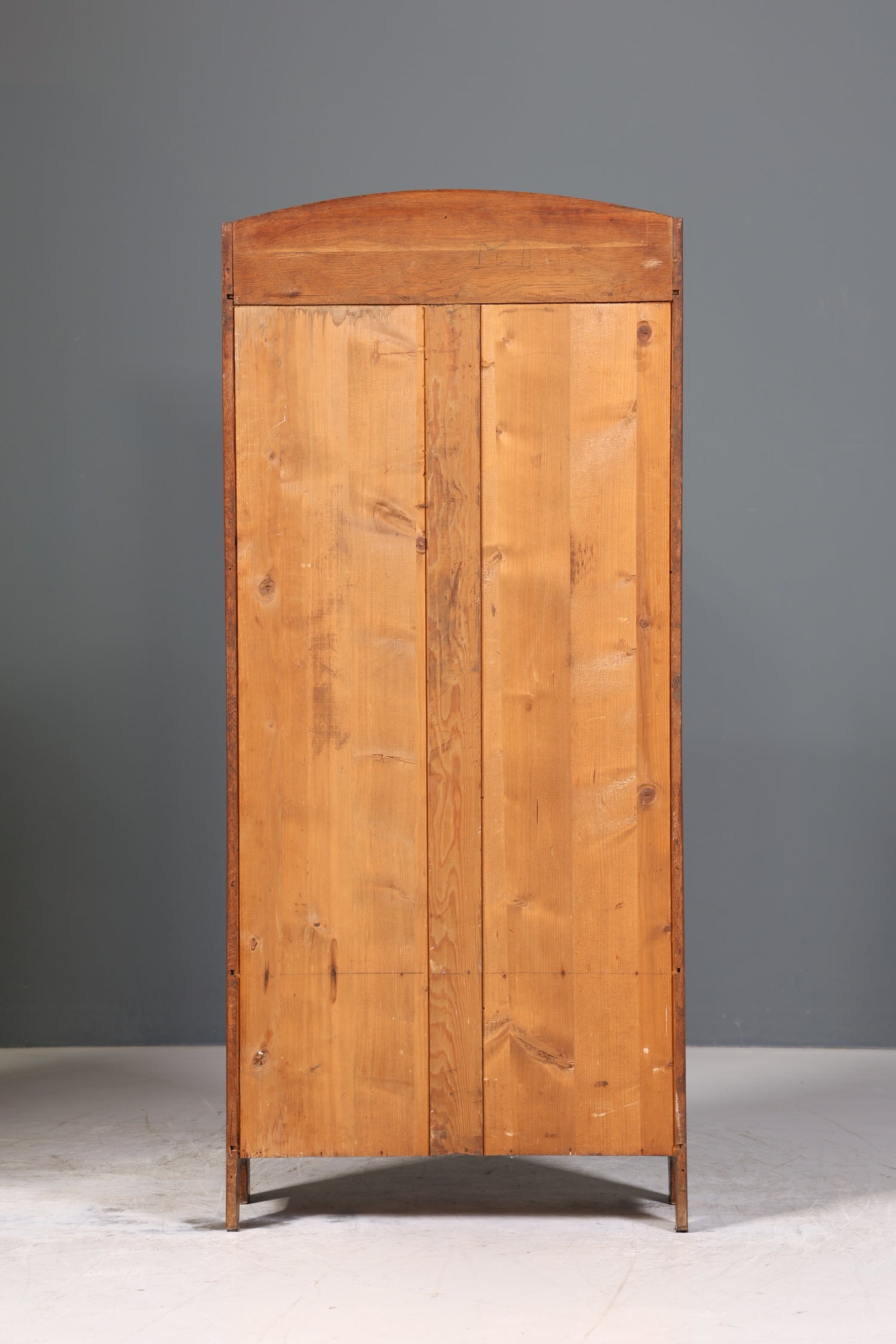 Traumhafte Jugendstil Vitrine Antike Holz Bücherschrank Eiche Antik Schrank Geschirrschrank 1 von 6